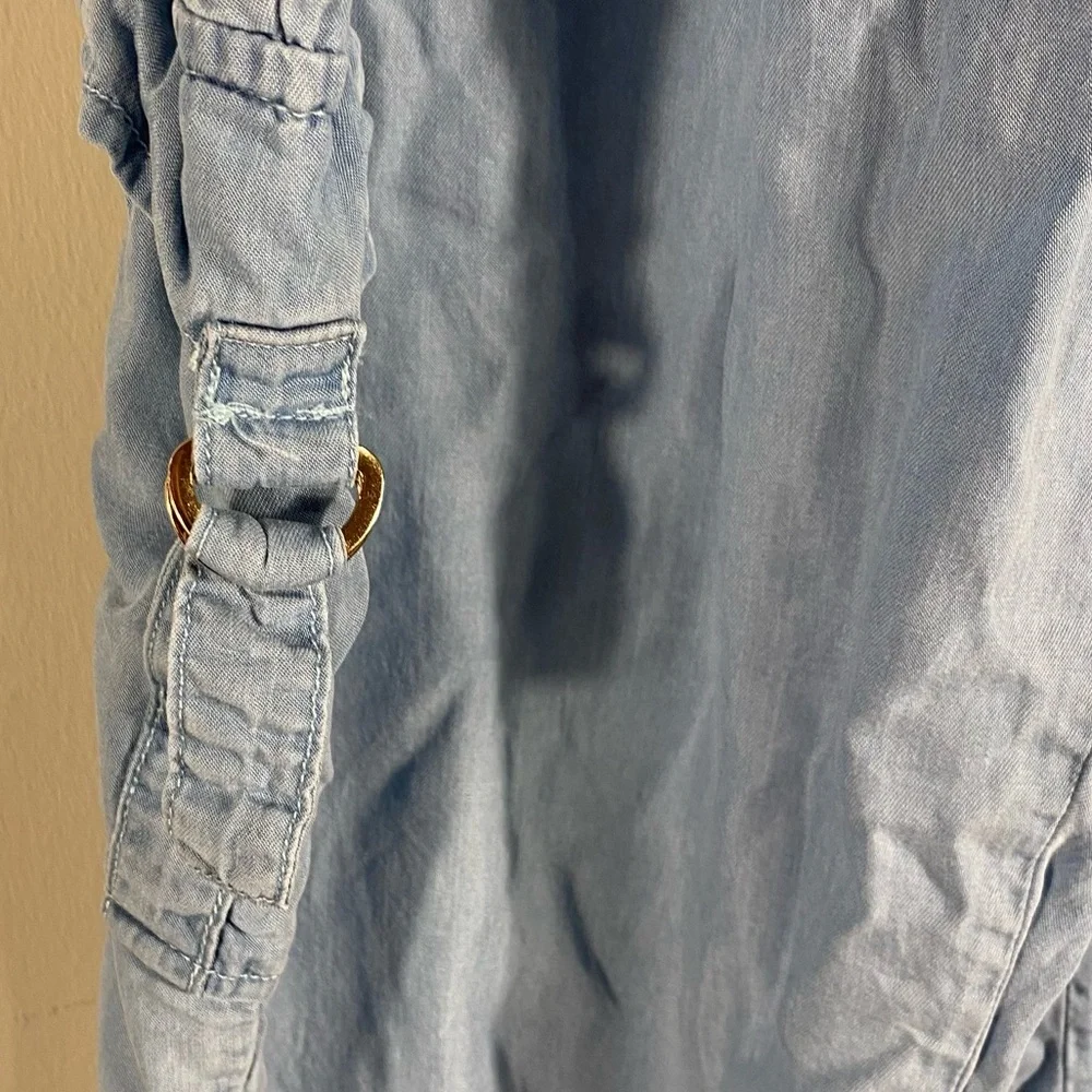 Michael Michael Kors Joggers Chambray Tie Waist XL